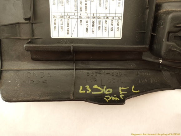 Honda Prelude Pair Of Front Kick Trim Panel