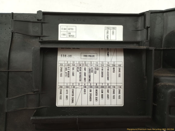 Honda Prelude Pair Of Front Kick Trim Panel
