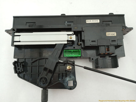 Honda Prelude Climate Control Panel