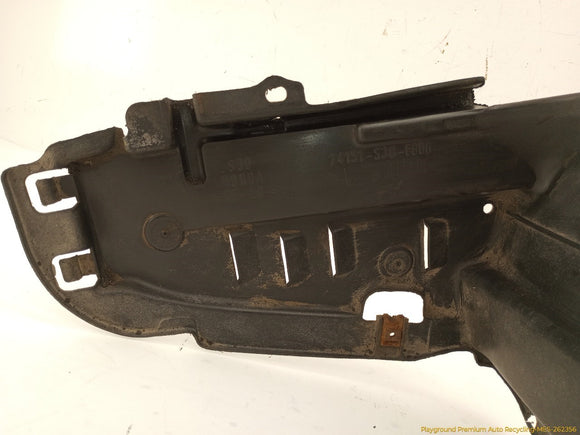 Honda Prelude Driver Left Front Inner Fender Liner