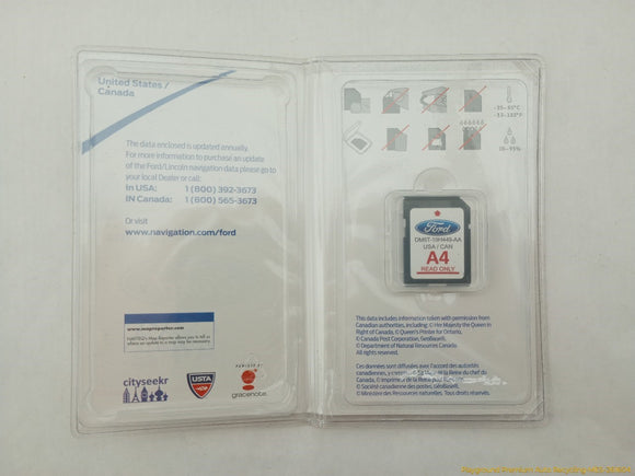 Lincoln MKT Navigation SD Card Version A4