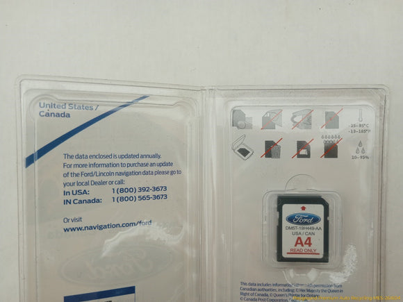 Lincoln MKT Navigation SD Card Version A4