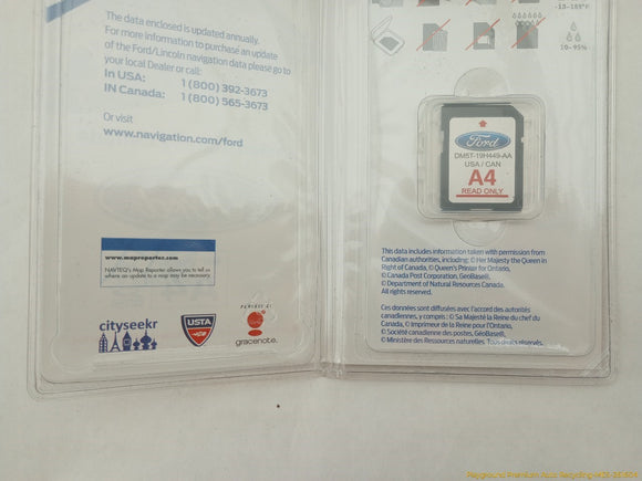 Lincoln MKT Navigation SD Card Version A4