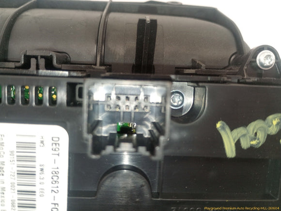 Lincoln MKT Rear Climate Control Panel