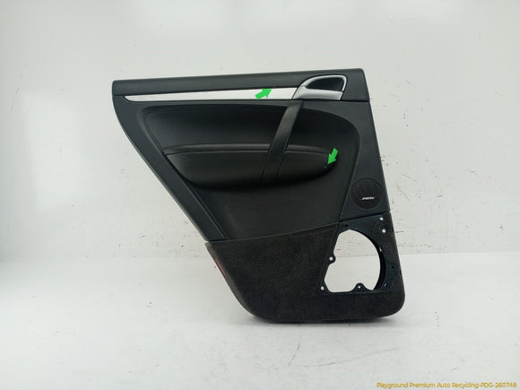 Porsche Cayenne Driver Left Rear Door Trim
