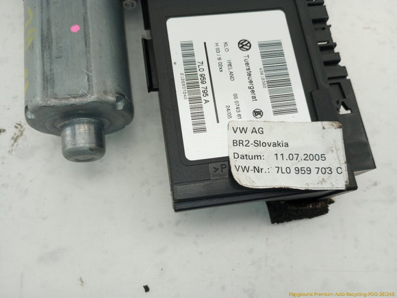 Porsche Cayenne Driver Left Rear Power Window Regulator