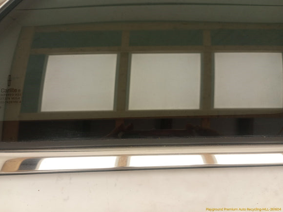 Lincoln MKT Passenger Right Rear Quarter Window Glass