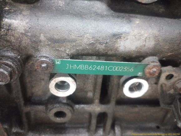 Honda Prelude Engine Long Block