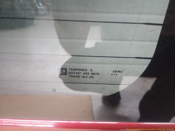 Hummer H2 Rear Liftgate