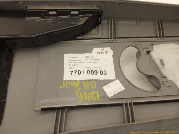 Porsche Cayenne Pair Of Center B-Pillar Interior Cover
