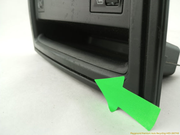 Porsche Cayenne Rear Center Heated Seat Switch Trim Panel