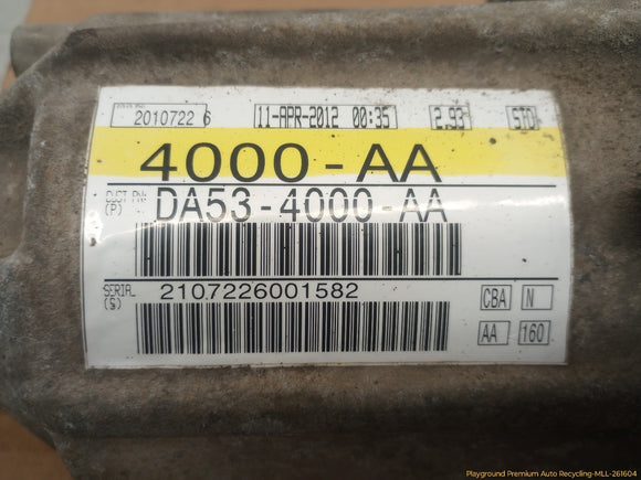 Lincoln MKT Rear Differential Carrier Assembly