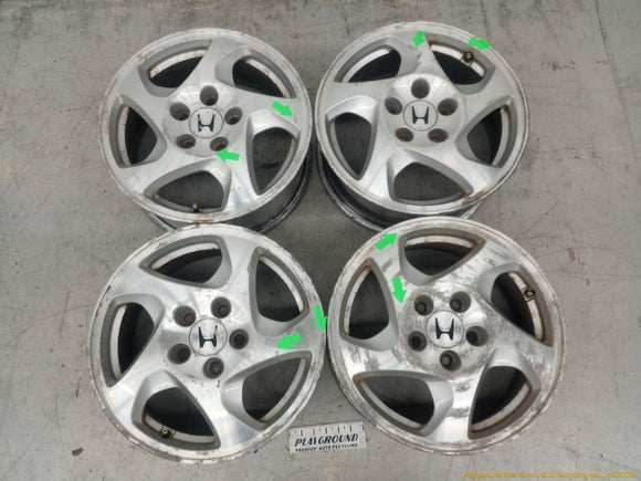 Honda Prelude Set Of 4 Alloy Wheels 5 Spoke