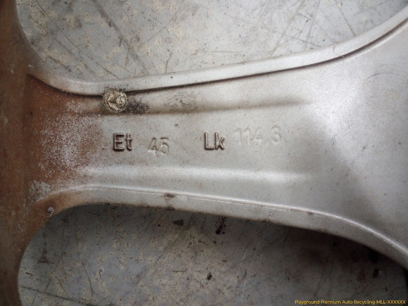 Honda Prelude Single Borbet Alloy Wheel 5 Spoke