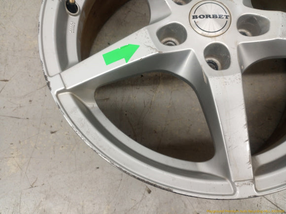 Honda Prelude Pair Of Borbet Alloy Wheel 5 Spoke