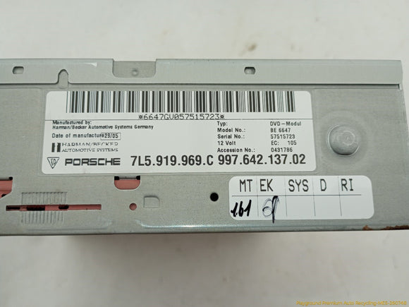 Porsche Cayenne Navigation CD Player Module