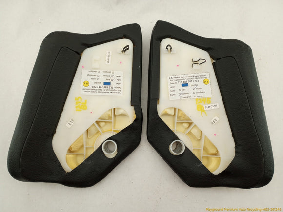 Porsche Cayenne Pair Of Rear Seat Bolster Cushion Trim