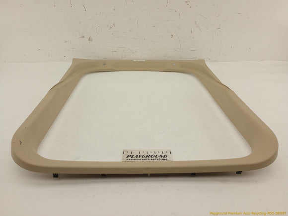 Jaguar XK Rear Trunk Lid Back Glass Surround Trim Panel