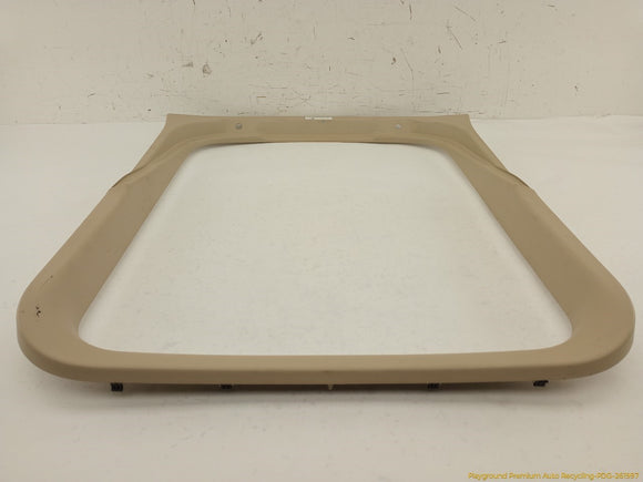 Jaguar XK Rear Trunk Lid Back Glass Surround Trim Panel