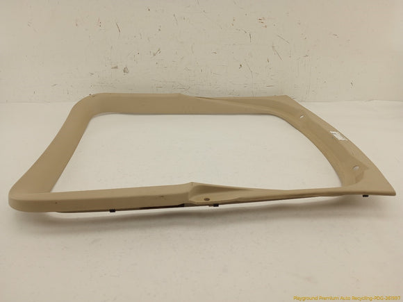 Jaguar XK Rear Trunk Lid Back Glass Surround Trim Panel