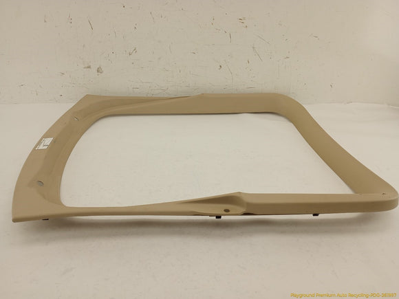 Jaguar XK Rear Trunk Lid Back Glass Surround Trim Panel