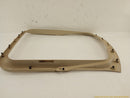 Jaguar XK Rear Trunk Lid Back Glass Surround Trim Panel-6