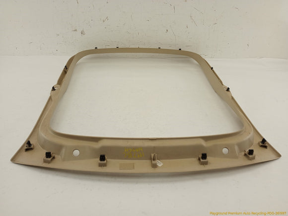 Jaguar XK Rear Trunk Lid Back Glass Surround Trim Panel