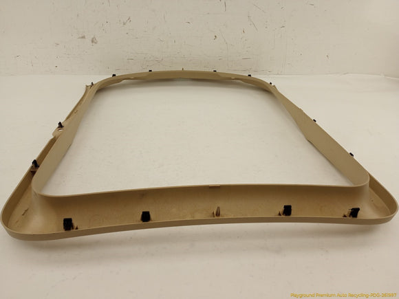 Jaguar XK Rear Trunk Lid Back Glass Surround Trim Panel