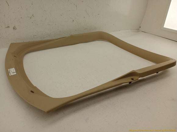 Jaguar XK Rear Trunk Lid Back Glass Surround Trim Panel