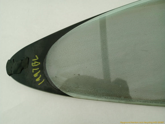Jaguar XK Driver Left Rear Quarter Window Glass