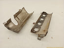 Jaguar XK Pair Of Front Left Exhaust Manifold Heat Shield-11