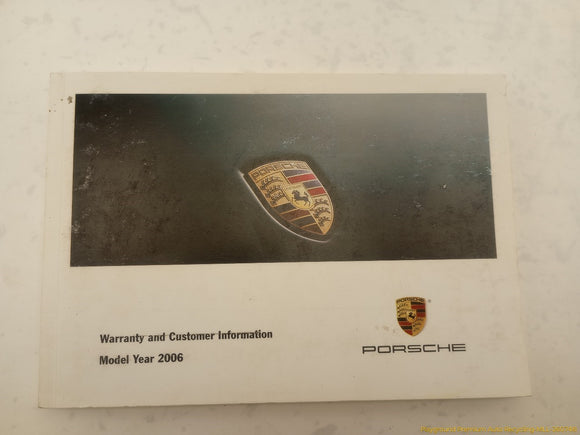 Porsche Cayenne Owner's Manual Set