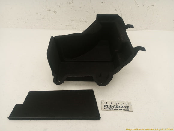 Porsche Cayenne Driver Left Rear Trunk Side Storage Bin & Cover
