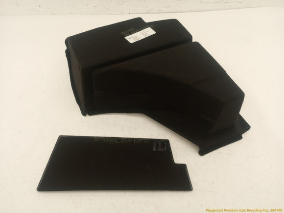Porsche Cayenne Driver Left Rear Trunk Side Storage Bin & Cover