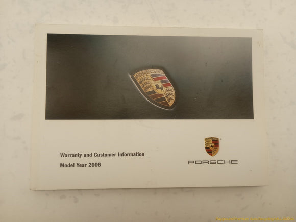 Porsche Cayenne Owner's Manual Set