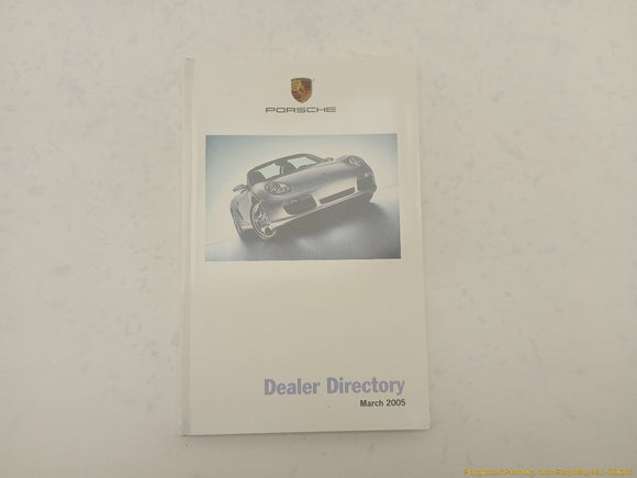 Porsche Cayenne Owner's Manual Set