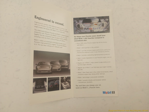 Porsche Cayenne Owner's Quick Reference Guide