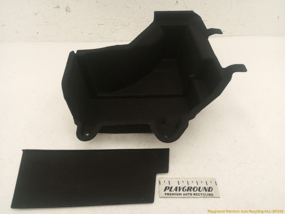 Porsche Cayenne Driver Left Rear Trunk Side Storage Bin & Cover