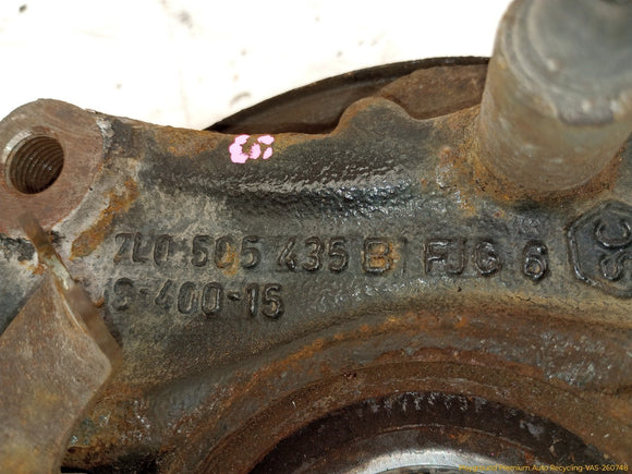 Porsche Cayenne Driver Left Rear Spindle Knuckle Hub