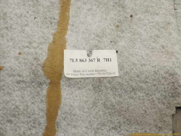 Porsche Cayenne Rear Floor Carpet