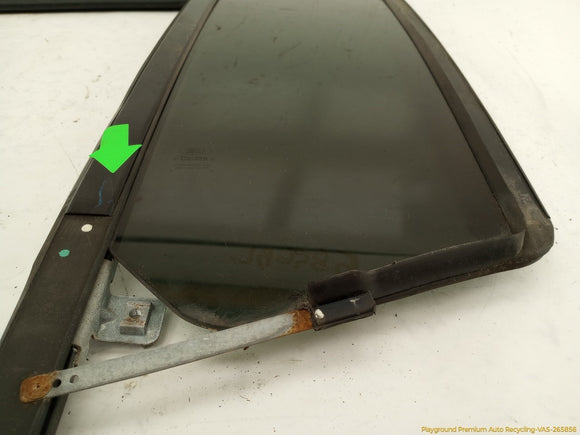 Ford Flex Driver Left Rear Door Vent Glass