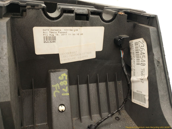 Ford Flex Front Center Console