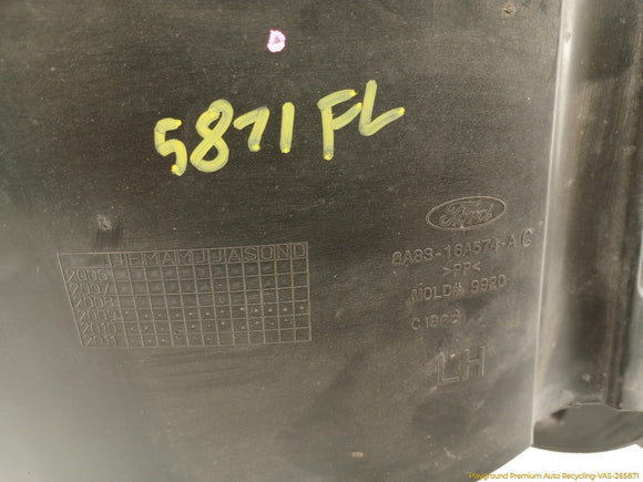 Ford Flex Driver Left Front Inner Fender Liner
