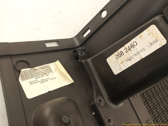 Ford Flex Passenger Right Rear Quarter Trim Panel