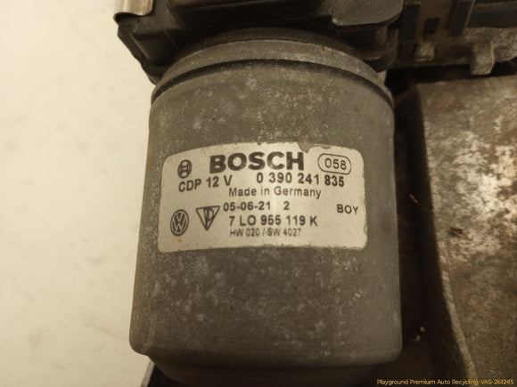 Porsche Cayenne Front Windshield Wiper Transmission & Motor
