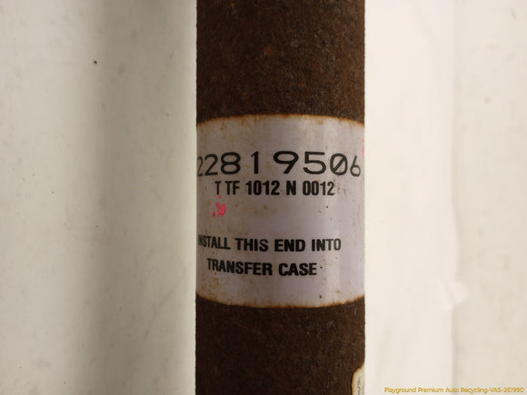 Cadillac CTS Rear Drive Shaft