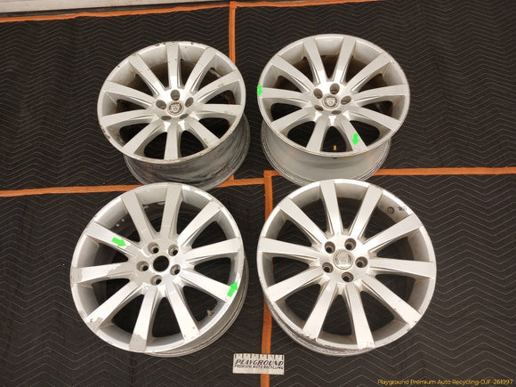Jaguar XK Set Of 4 Staggered Alloy Wheels 10 Spoke