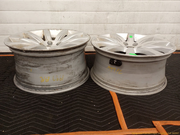 Jaguar XK Set Of 4 Staggered Alloy Wheels 10 Spoke