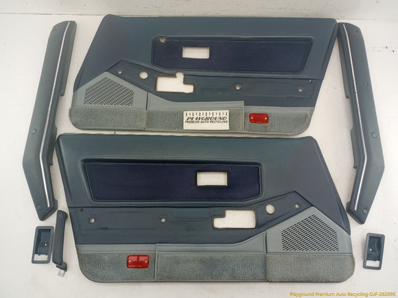 Nissan 300ZX Set Of Front Door Card Trim Panel