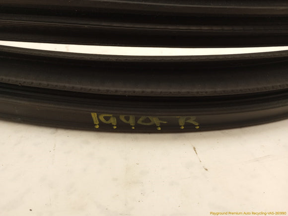 Cadillac CTS Pair Of Front Door Glass Window Weatherstrip